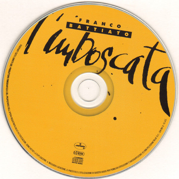 Franco Battiato : L'Imboscata (CD, Album, Mis)