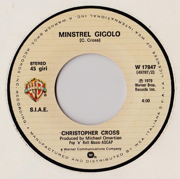 Christopher Cross : Arthur's Theme (Best That You Can Do) (7")