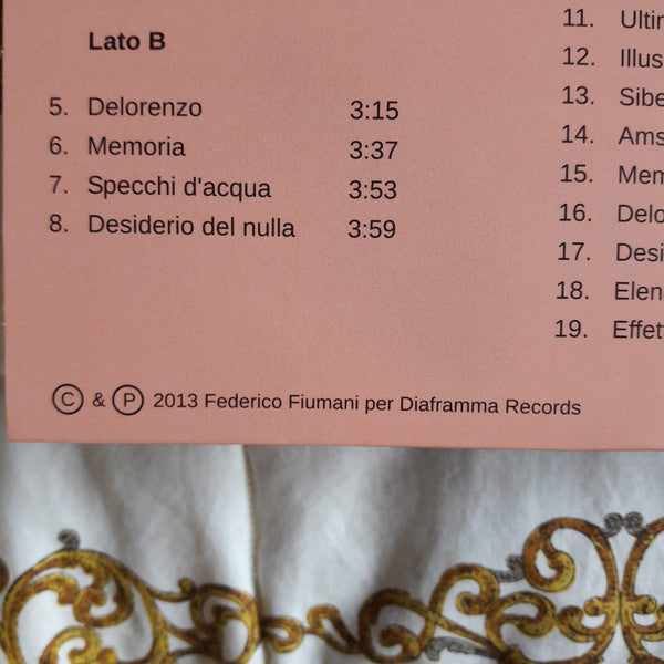 Diaframma : Siberia (LP, Album, RE, RM + CD, Album, RE, Liv)