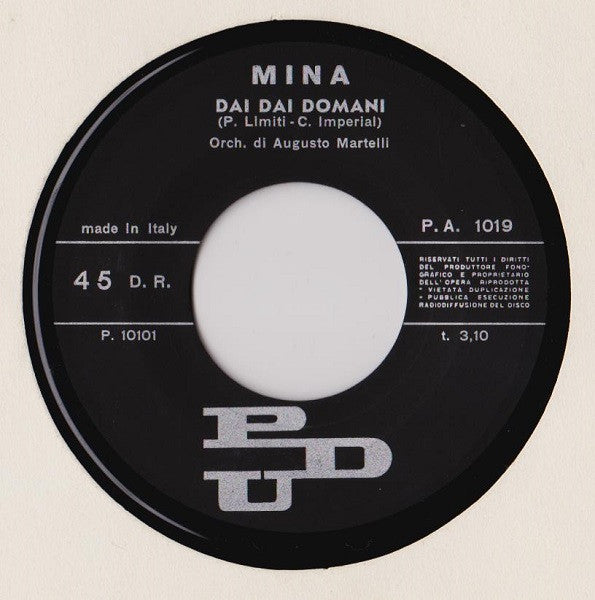 Mina (3) : Non Credere (7", Single)