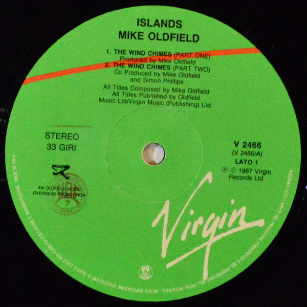 Mike Oldfield : Islands (LP, Album)