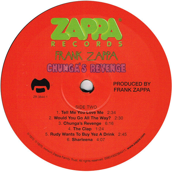 Frank Zappa : Chunga's Revenge (LP, Album, RE, RM)