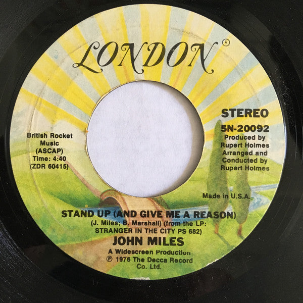 John Miles : Slowdown (7", Single, Styrene, Ter)
