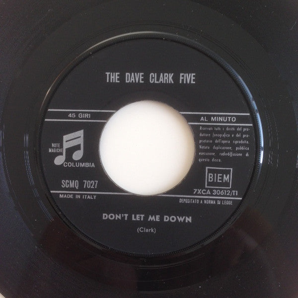 The Dave Clark Five : Satisfied With You / Don't Let Me Down (7", Single)