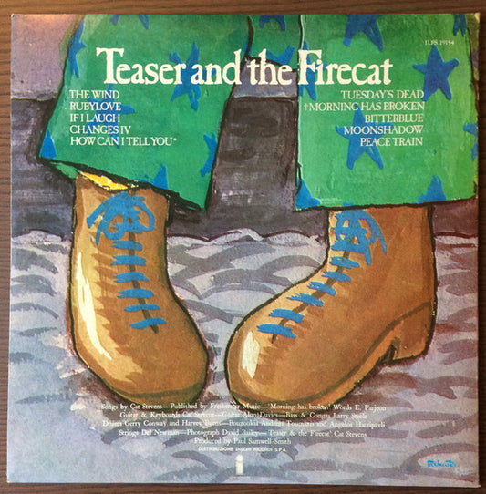 Cat Stevens : Teaser And The Firecat (LP, Album, Gat)