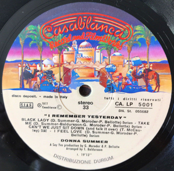 Donna Summer : I Remember Yesterday (LP, Album)
