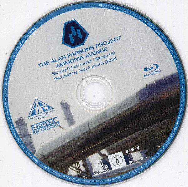 The Alan Parsons Project : Ammonia Avenue (Blu-ray, Blu-ray-A, Album, RE, RM, Multichannel)