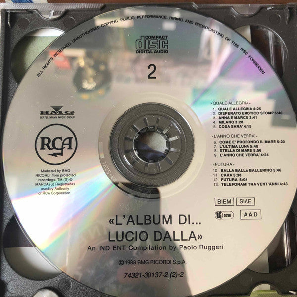 Lucio Dalla : L'Album Di Lucio Dalla (2xCD, Comp, RE)