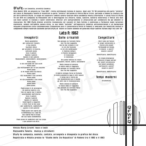 Qfwfq : Invaghirti (LP, Ltd, Num, RM)