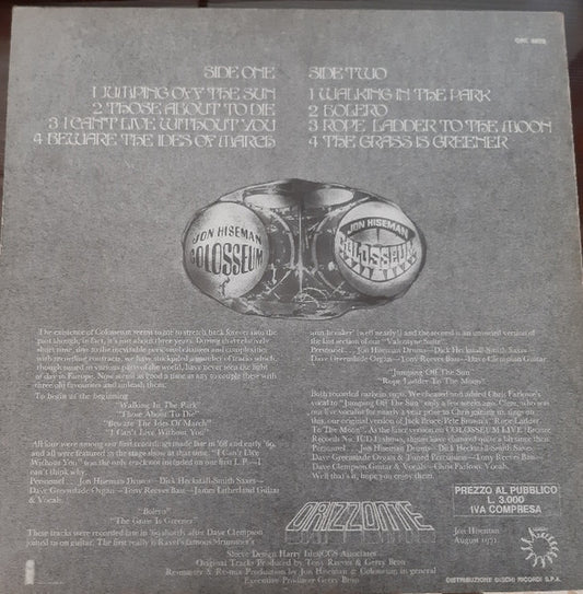 Colosseum : The Collectors Colosseum (LP, Comp, RE)
