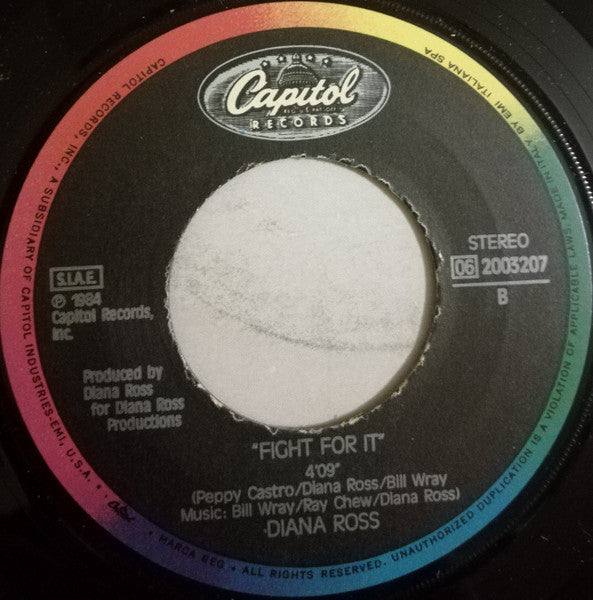Diana Ross : Touch By Touch / Fight For It (7")