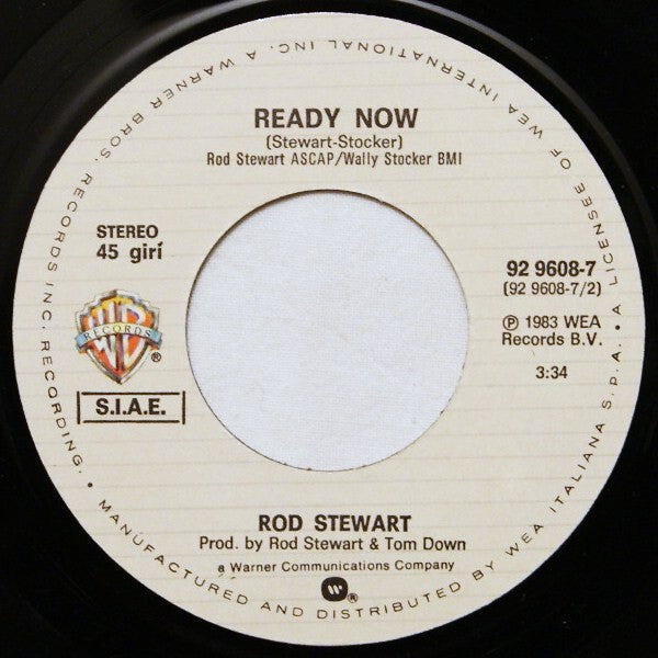 Rod Stewart : Baby Jane (7", Single)