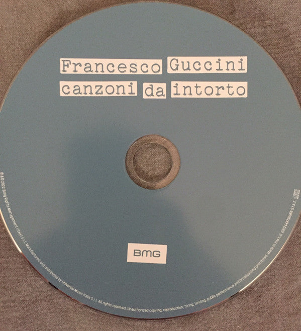 Francesco Guccini : Canzoni Da Intorto (CD, Album, Gat)