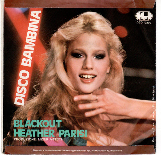 Heather Parisi : Disco Bambina (7")