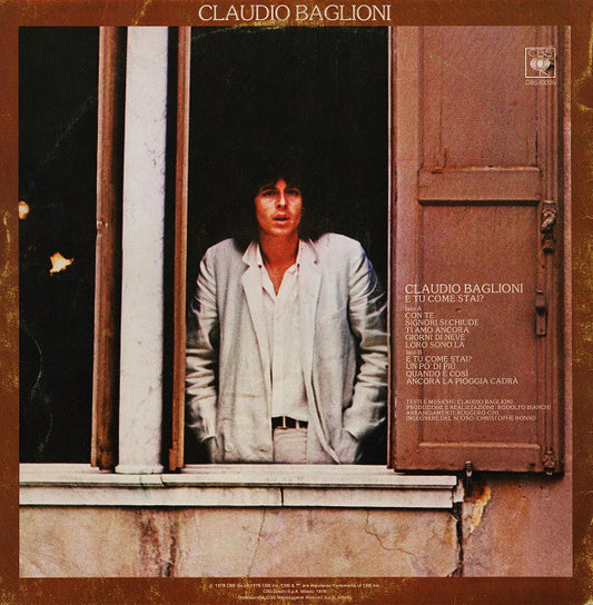 Claudio Baglioni : E Tu Come Stai? (LP, Album, Gat)