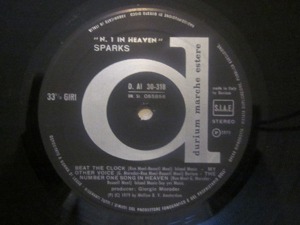 Sparks : № 1 In Heaven (LP, Album)