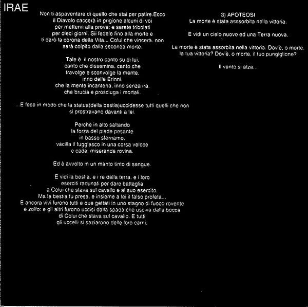 Paul Chain : Dies Irae (CD, Album)
