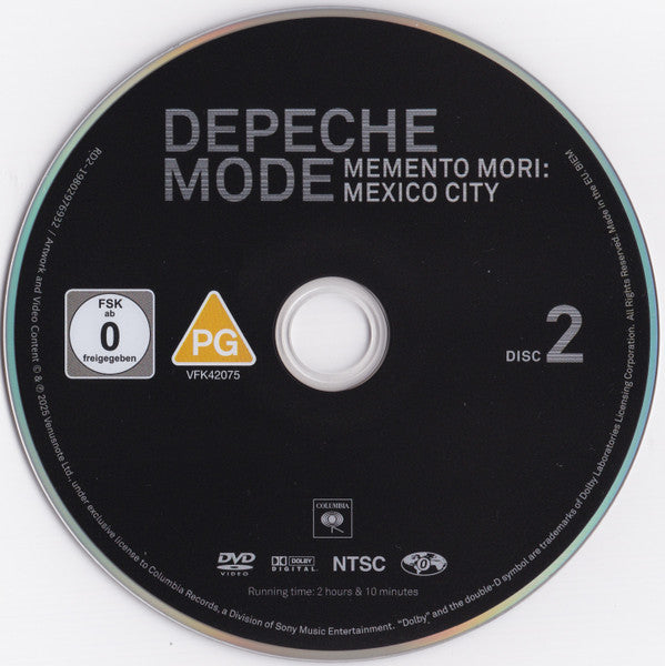 Depeche Mode : M (2xDVD-V, Multichannel, NTSC + 2xCD, Album + Dlx)