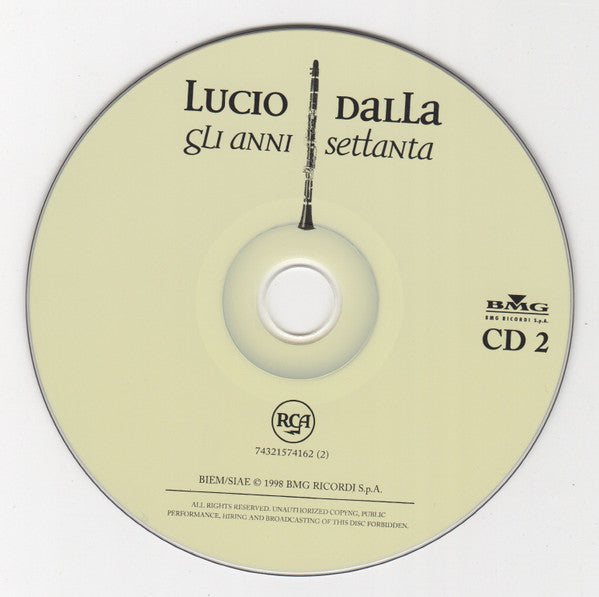 Lucio Dalla : Gli Anni Settanta (2xCD, Comp)