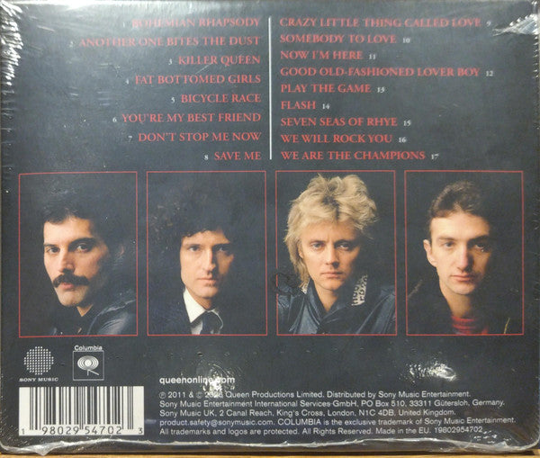 Queen : Greatest Hits (CD, Comp, RE, RM)