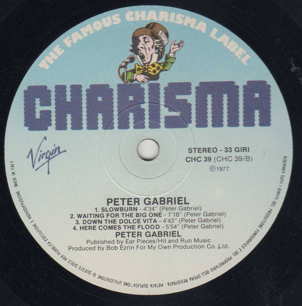 Peter Gabriel : Peter Gabriel (LP, Album, RE)