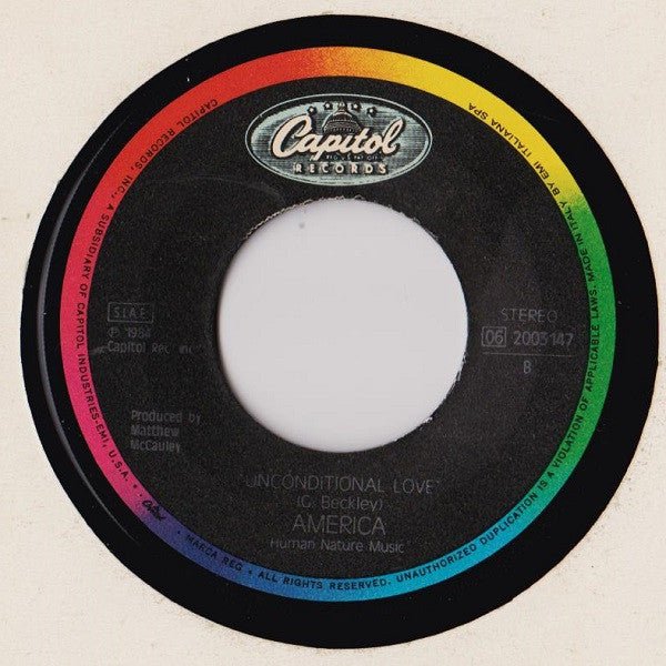 America (2) : We Got All Night (7")