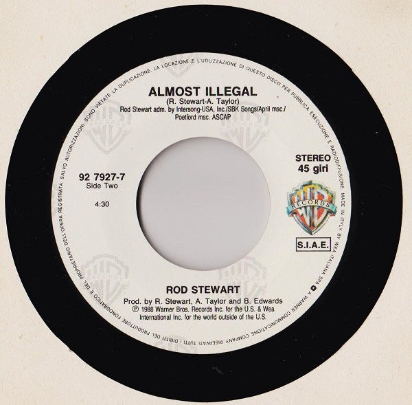Rod Stewart : Lost In You (7")