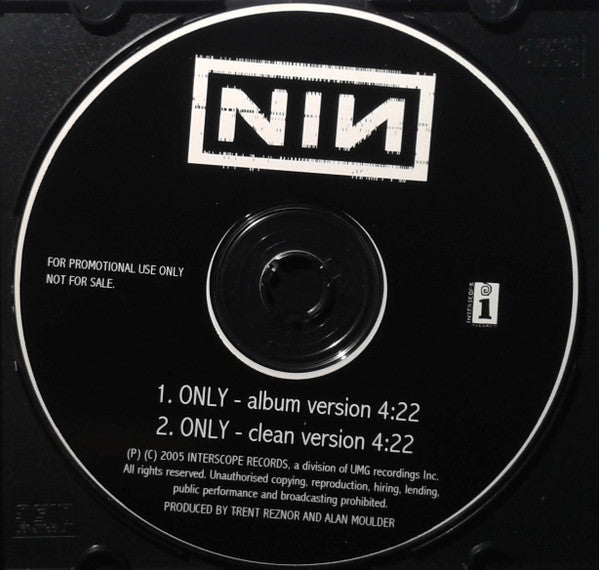 Nine Inch Nails : Only (CDr, Single, Promo)