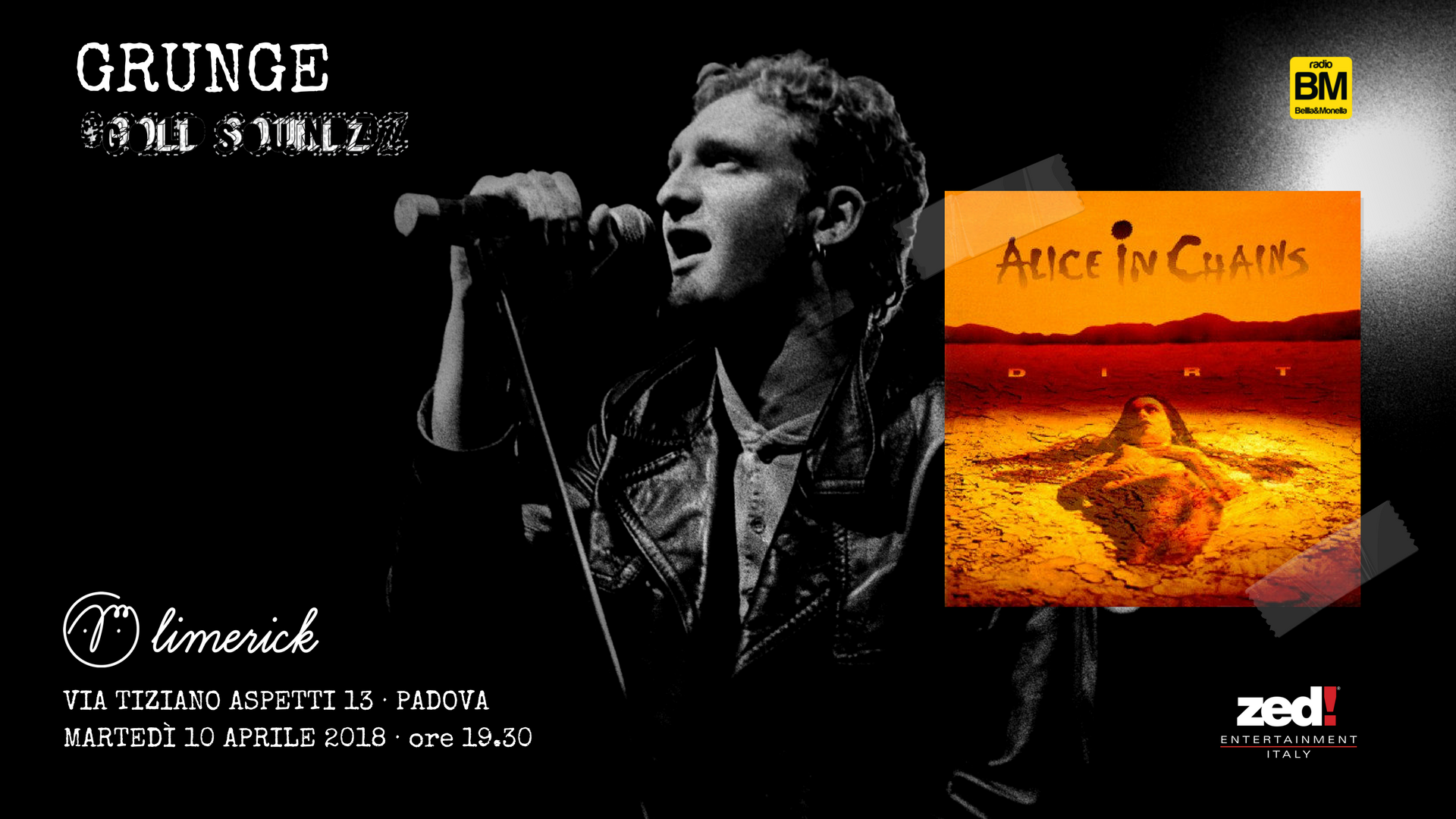 Alice In Chains Dirt Gold Soundz Grunge Padova Limerick audioforum ascolti ascolto guidato guidati