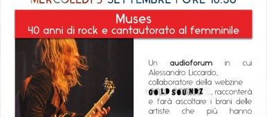 Muses audioforum Gold Soundz Rise Festival Padova femminile Joan Thiele