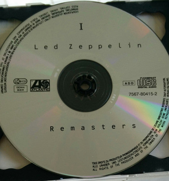 Led Zeppelin : Remasters (2xCD, Comp, RE, RM, Sli)