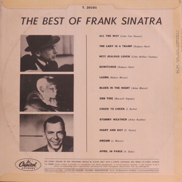 Frank Sinatra : The Best Of Frank Sinatra (LP, Comp)