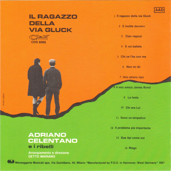 Adriano Celentano : Il Ragazzo Della Via Gluck (CD, Album)