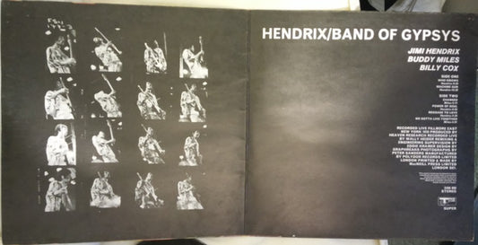 Jimi Hendrix : Band Of Gypsys (LP, Album, RE, Gat)