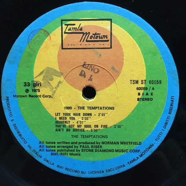 The Temptations : 1990 (LP, Album)