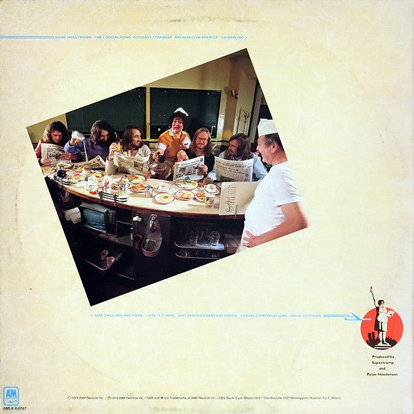 Supertramp : Breakfast In America (LP, Album)