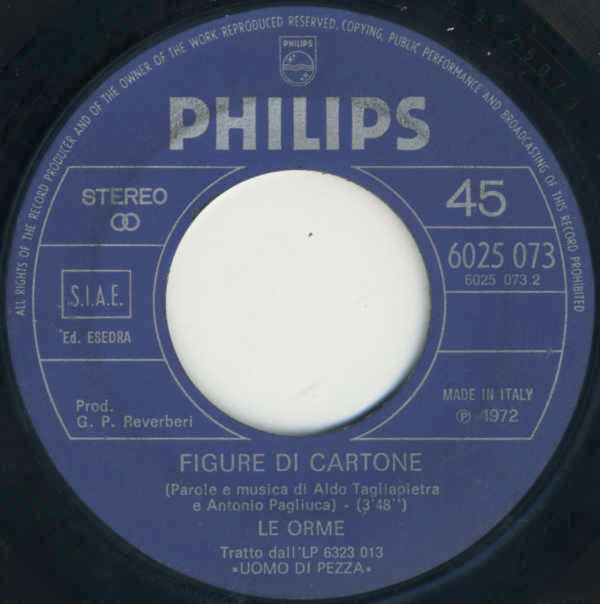 Le Orme : Gioco Di Bimba (7", Single)
