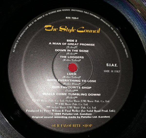 The Style Council : Our Favourite Shop (LP, Album, Gat)