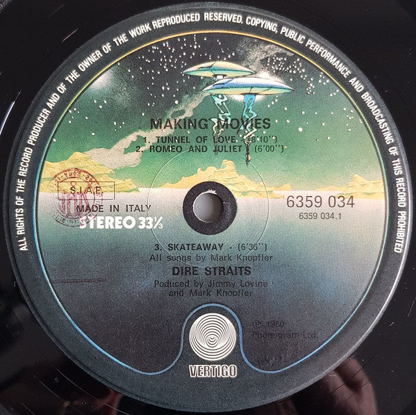 Dire Straits : Making Movies (LP, Album, Cat)