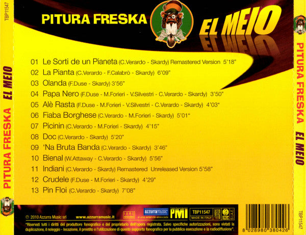Pitura Freska : El Meio (CD, Album, Comp)