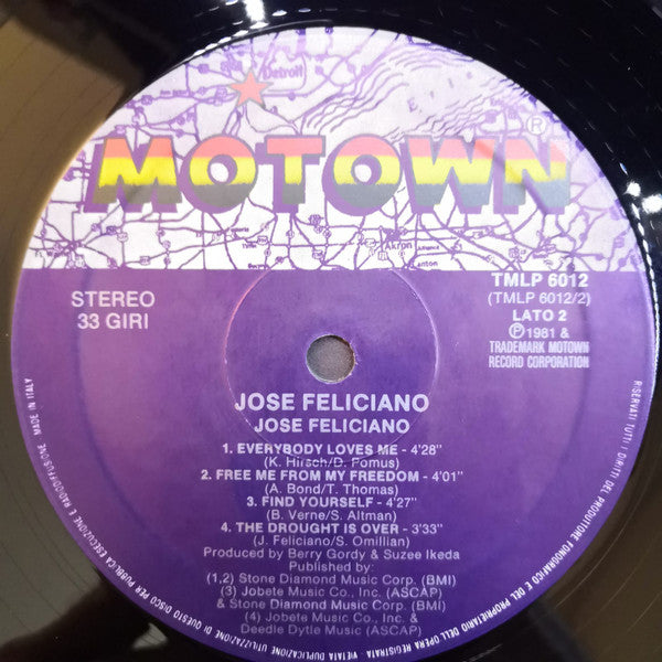 José Feliciano : Jose Feliciano (LP, Album)