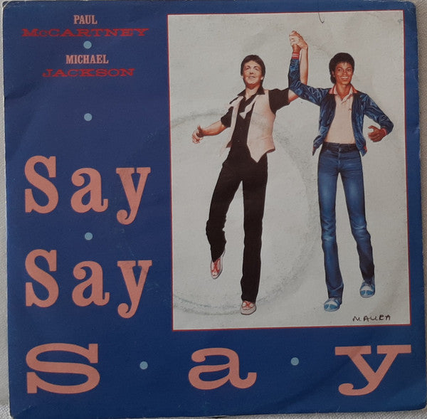 Paul McCartney & Michael Jackson : Say Say Say (7", Single)