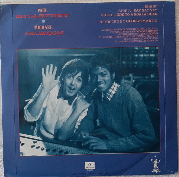 Paul McCartney & Michael Jackson : Say Say Say (7", Single)