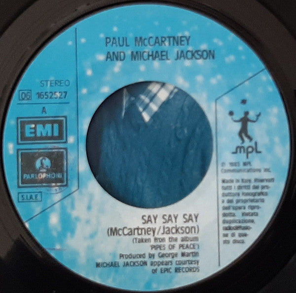 Paul McCartney & Michael Jackson : Say Say Say (7", Single)