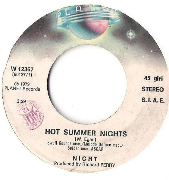 Night : Hot Summer Nights (7")