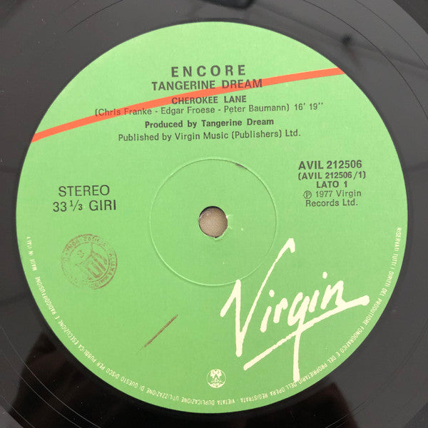 Tangerine Dream : Encore (2xLP, Album, Gat)