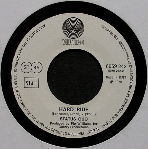 Status Quo : Whatever You Want (7", Single)
