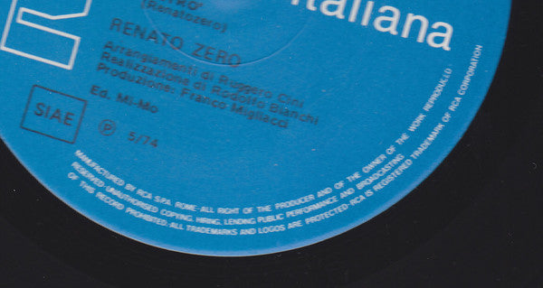 Renato Zero : Invenzioni (LP, Album)