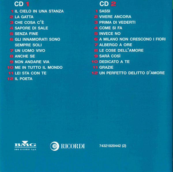 Gino Paoli : I Grandi Successi Originali (2xCD, Comp)