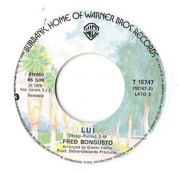 Fred Bongusto : La Mia Estate Con Te (7")